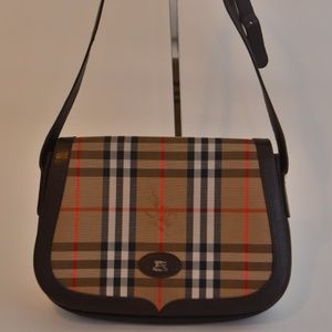 AUTHENTIC VINTAGE Burberry Brown Shoulder Bag